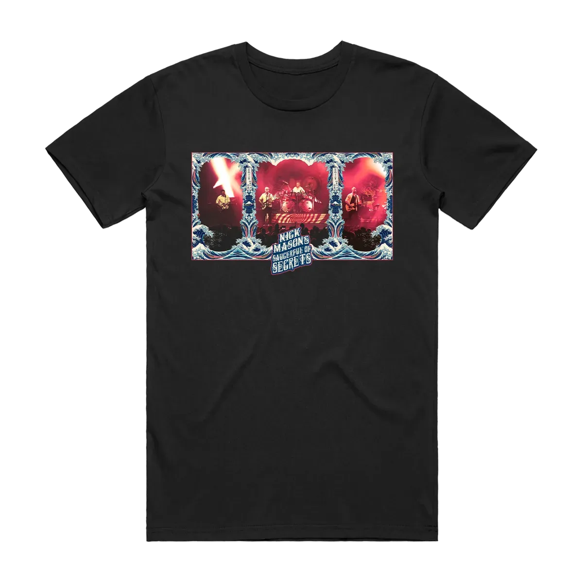 Hokusai Wave Band Photo T-Shirt