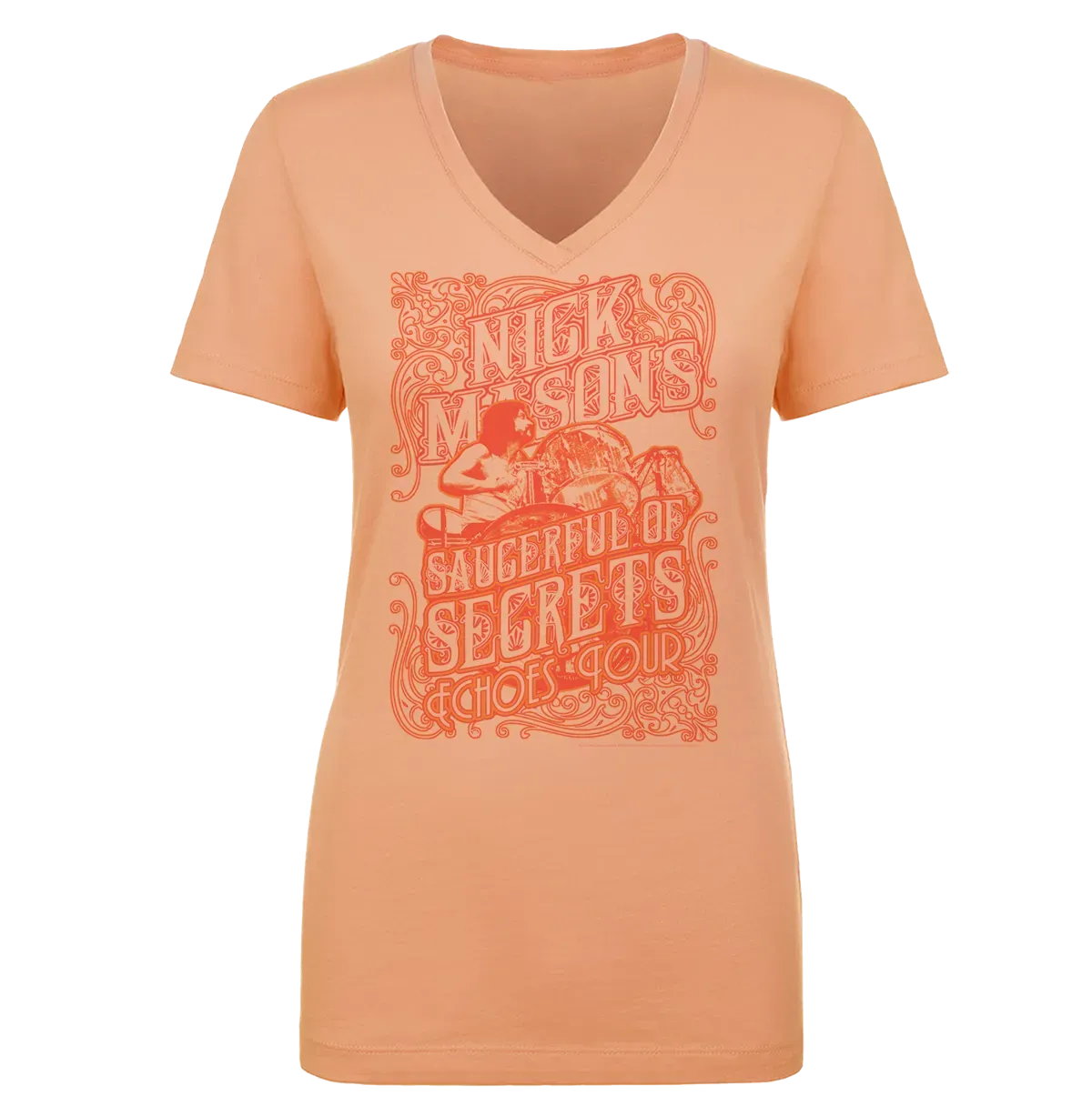 NMSOS Peach Flourish Ladies T-Shirt