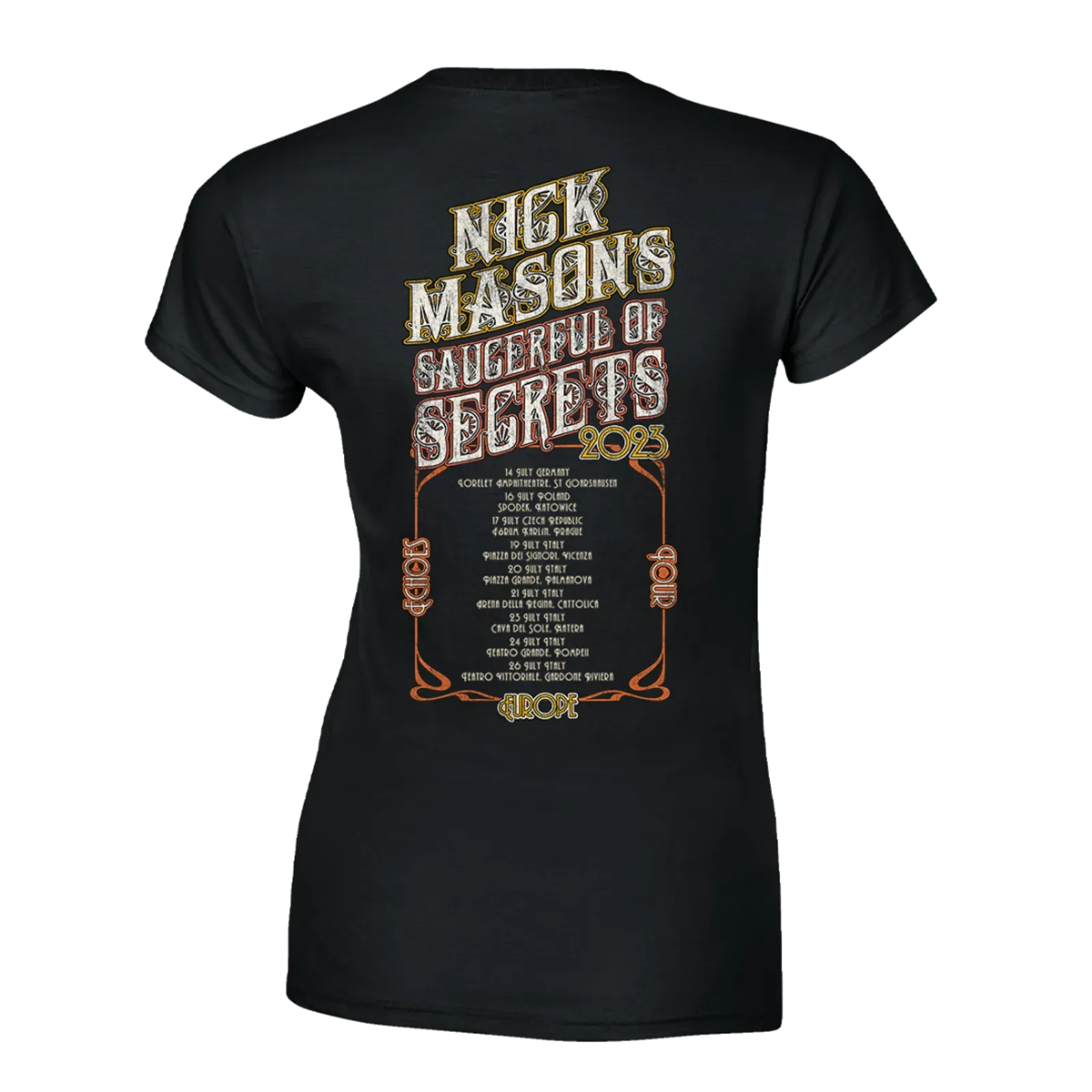 NMSOS Tour 2023 Logo Black Ladies T-Shirt