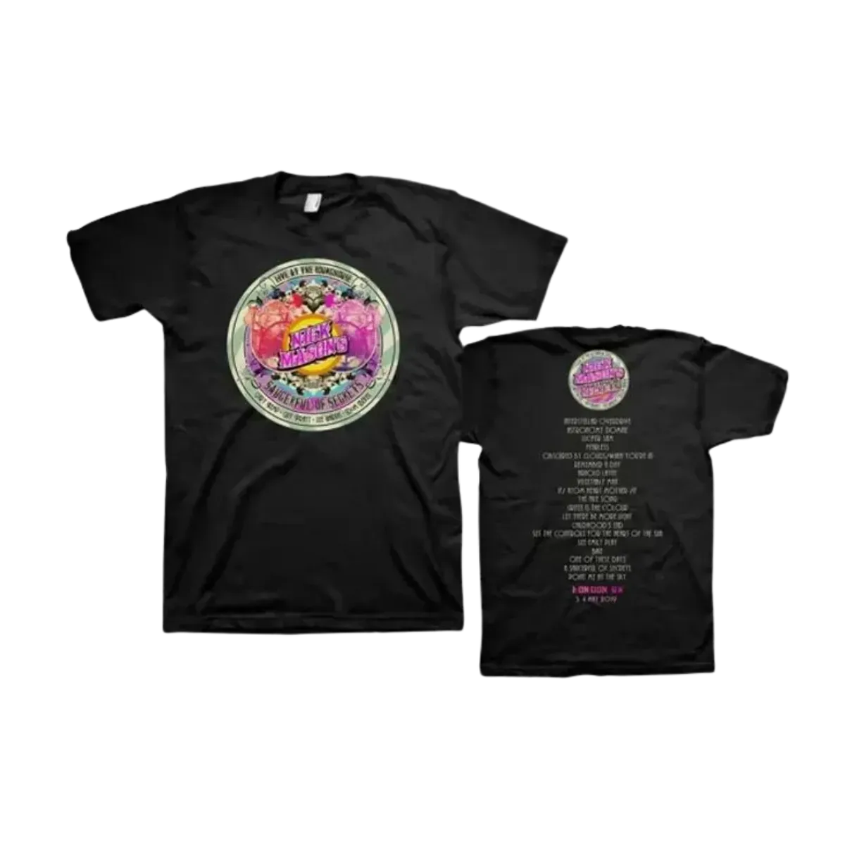 Nick Mason’s Saucerful of Secrets Live At The Roundhouse Set List T-shirt