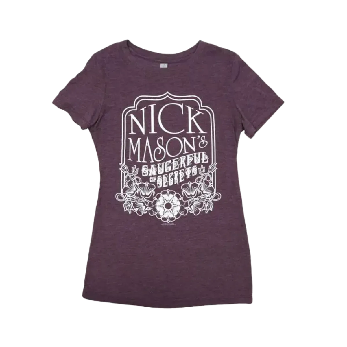 Saucerful of Secrets - Ladies Plum T-Shirt
