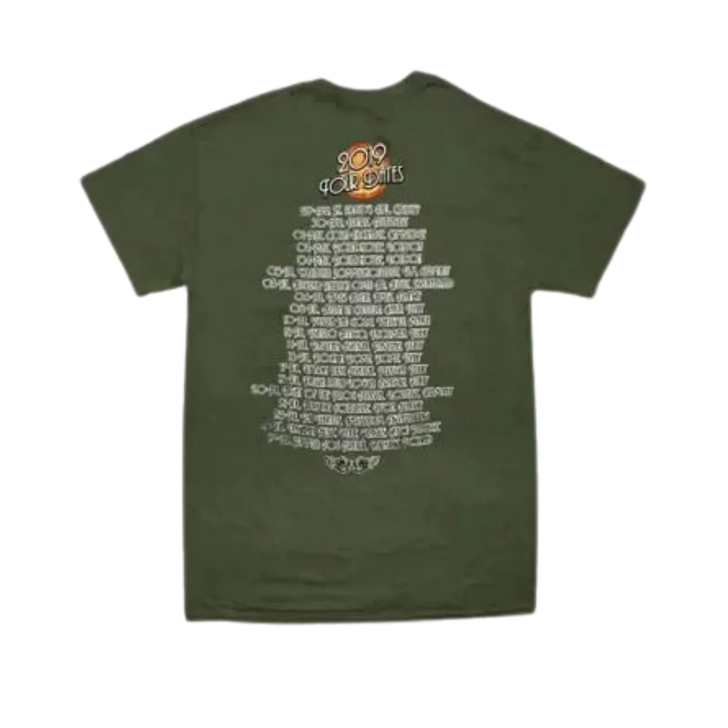 Saucerful of Secrets 2019 Tour T-Shirt - Army Green